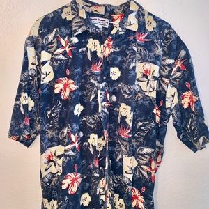 Boca Classics Floral Button Down